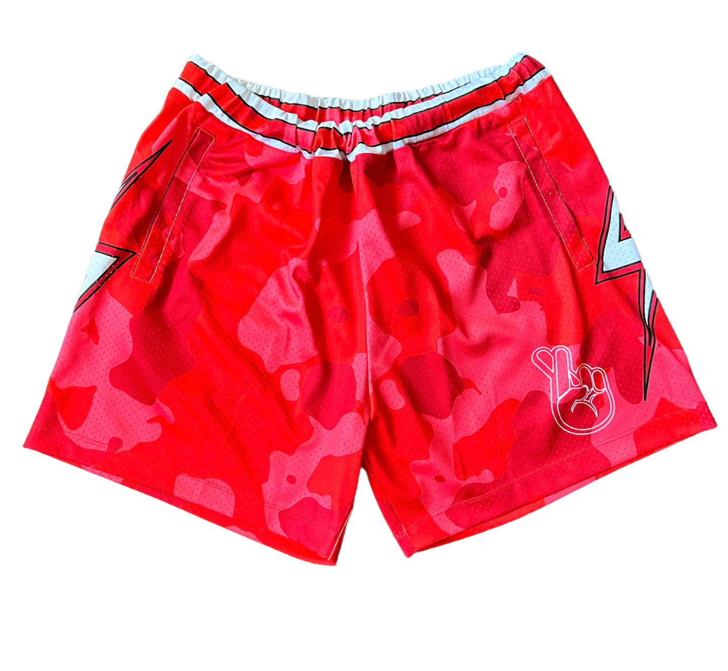 Knuckles Camo Red Shorts