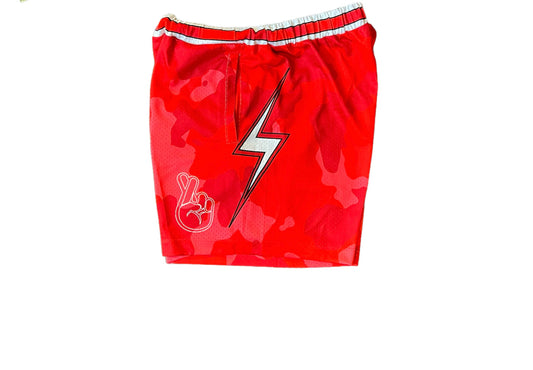 Knuckles Camo Red Shorts